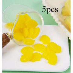 Realistic Pineapple Slices Dollhouse Food Accessory
