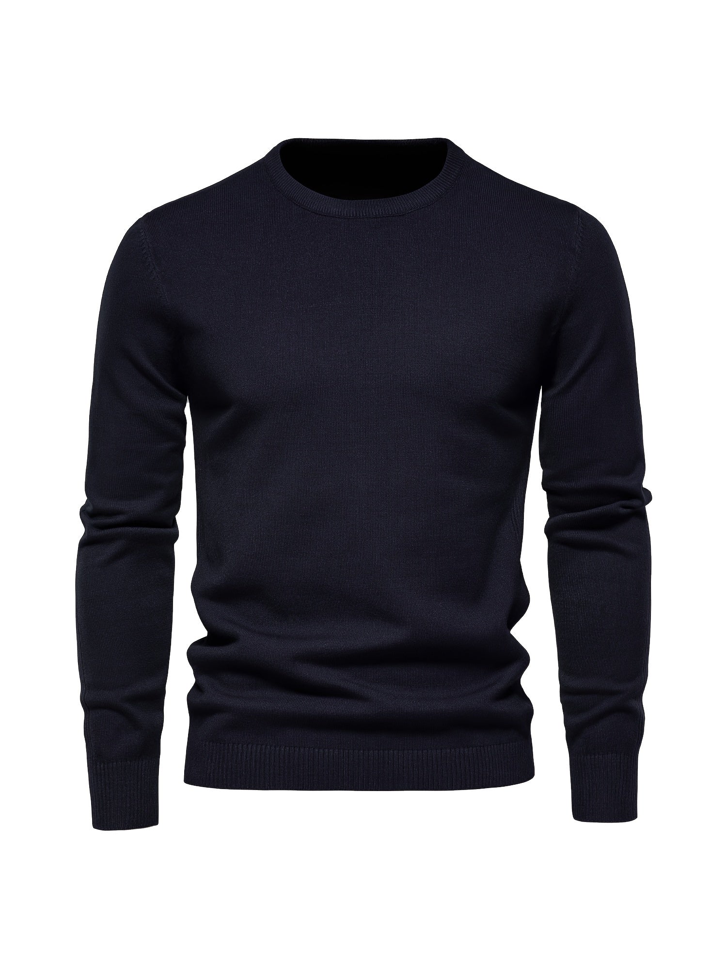 Men's Crew Neck Slim Fit Knit Sweater