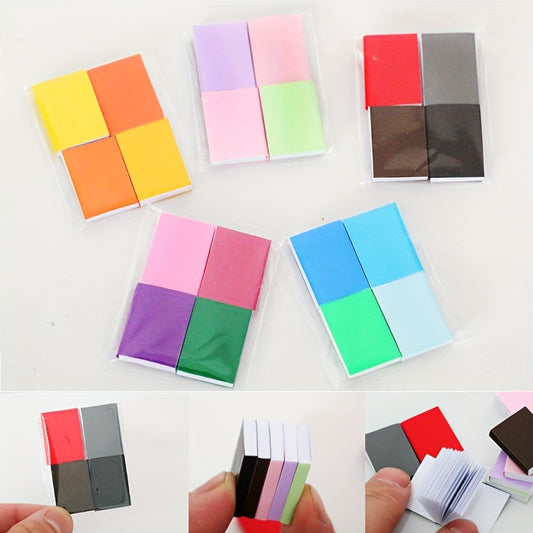 8pcs Mini Notebooks Set Assorted Colors Pocket Sized Paper Note Pads Dollhouse A