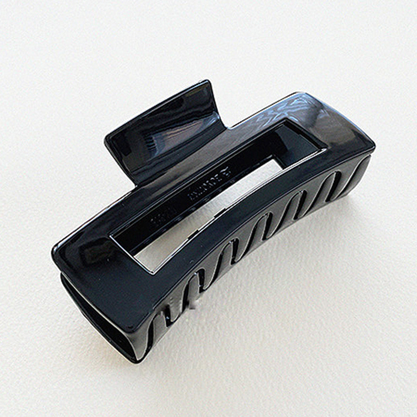 Rectangle Hair Claw Gloss And Matte Finish Strong Grip 1pc