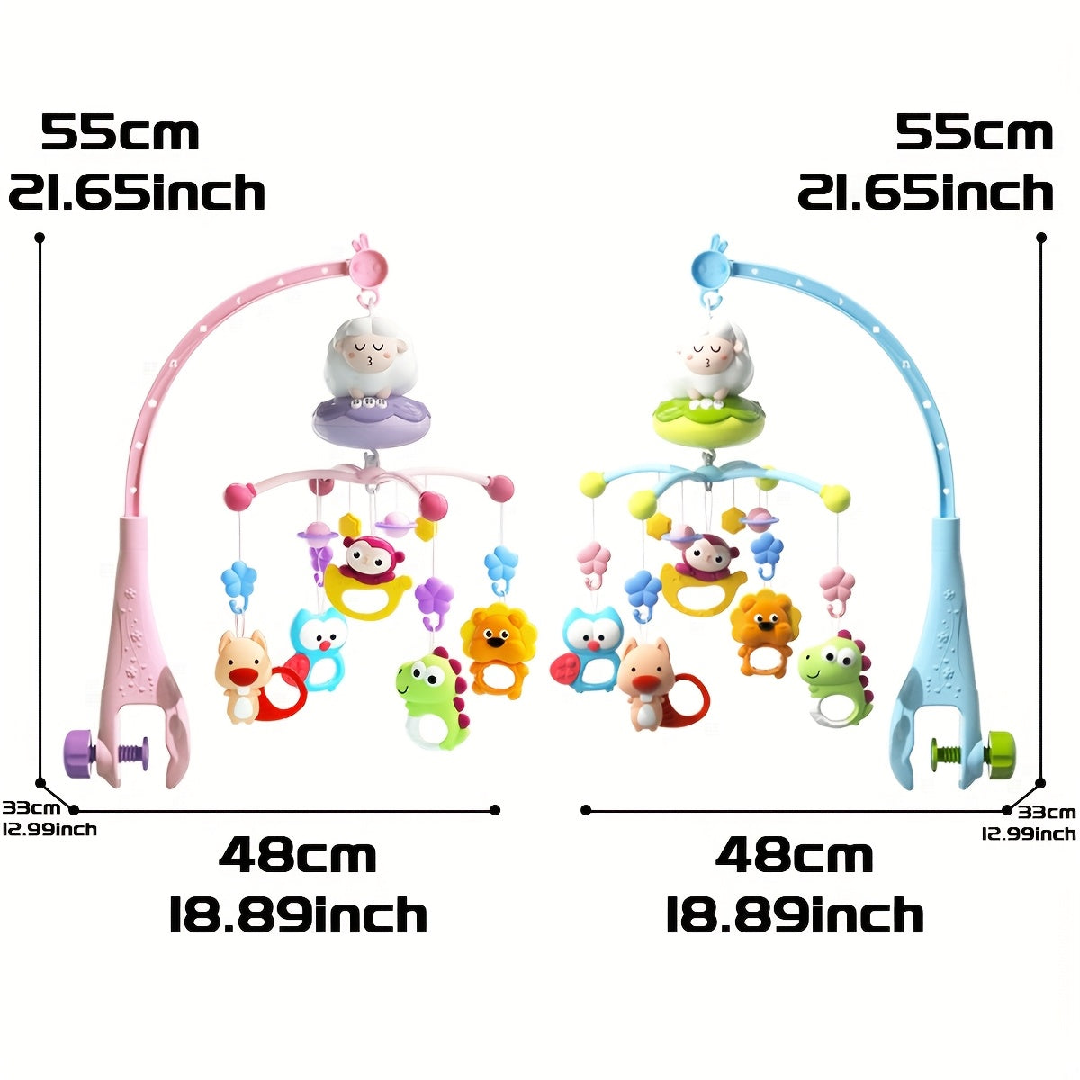 Sheep Bed Bell Pendant Music & Lights Toy