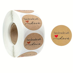 With Love Seal Sticker for Gift Packaging 500pcs