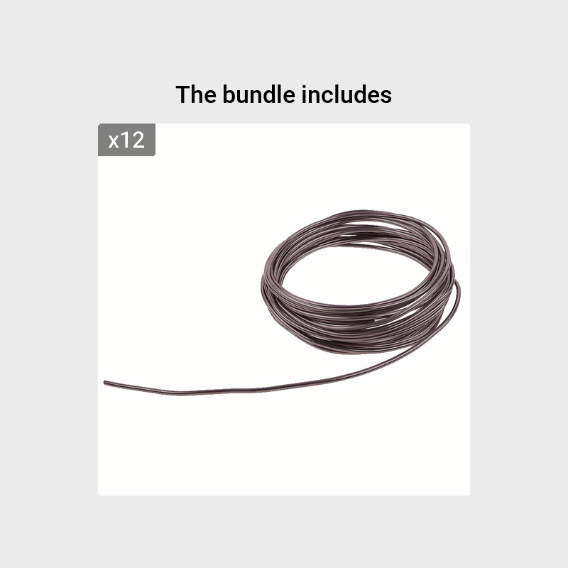 Bonsai Wires Anodized Aluminum Training Wire 16.5 Feet Brown