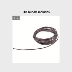 Bonsai Wires Anodized Aluminum Training Wire 16.5 Feet Brown