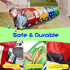 Kids Sensory Trainer Crawling Tunnel Game Toy