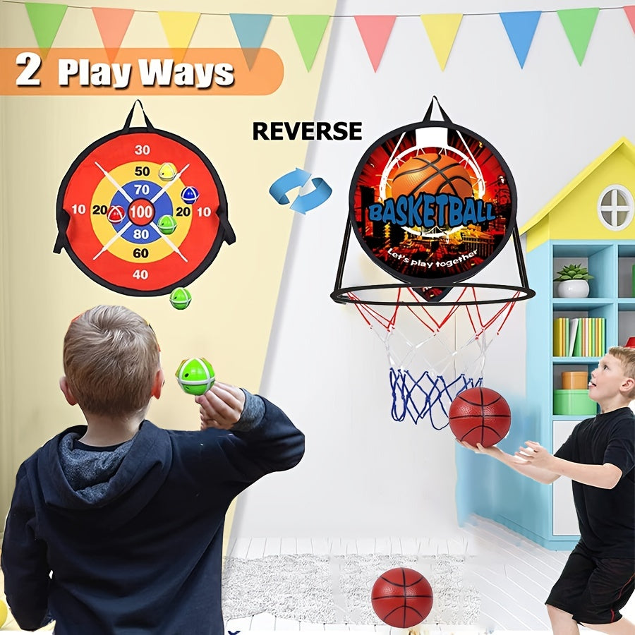 Portable Foldable Basketball Frame 35x56 cm Outdoor Party Game Toy