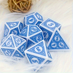 Vintage Style Acrylic Dice Set for Board Games