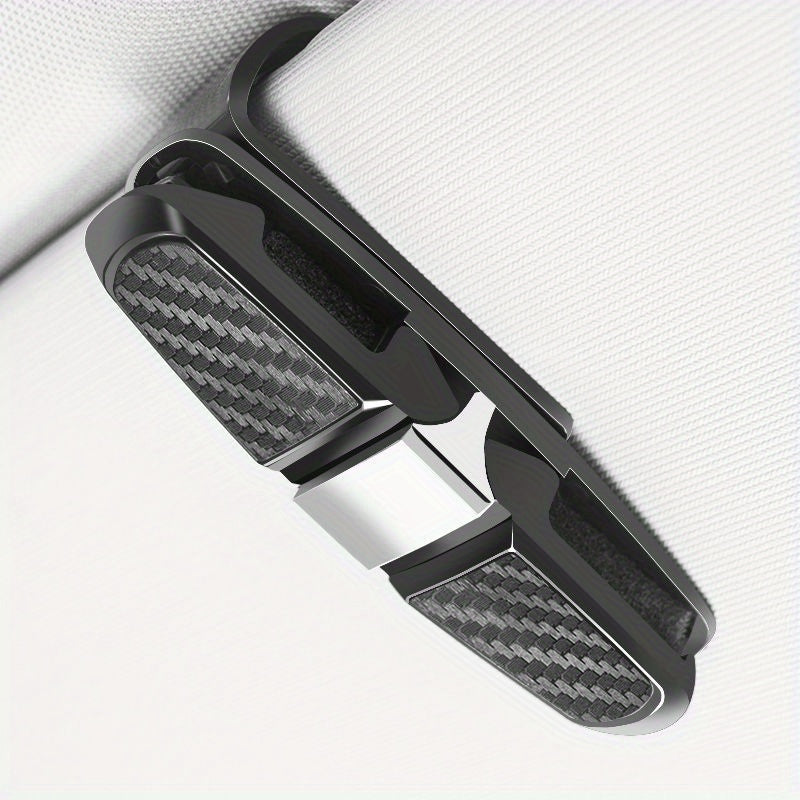 Car Sun Visor Glasses Holder with Ticket Card Clip