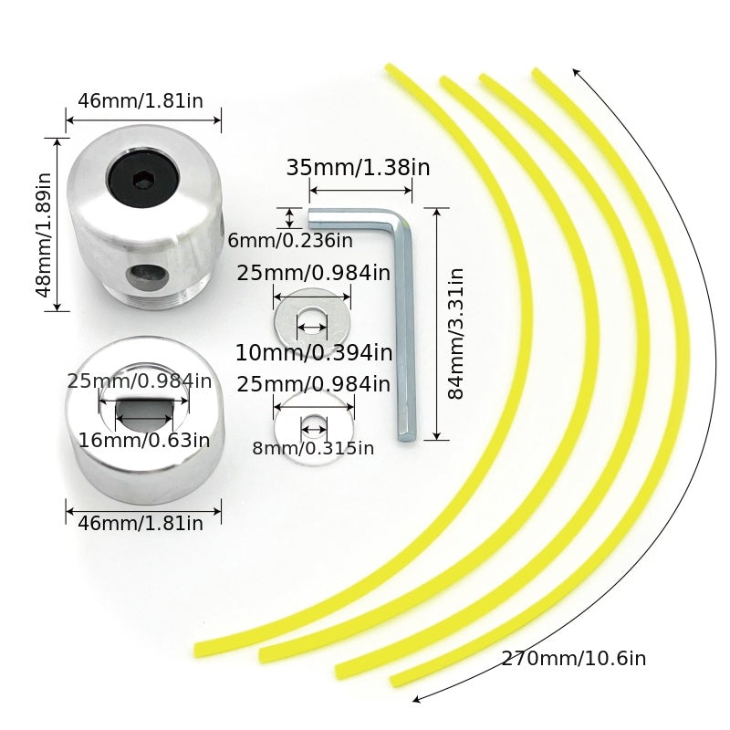 Lawn Trimmer Head Repair Anti deform Grass Trimmer Head