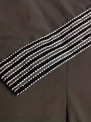 Women's Plus Stripe Print Button Up Long Sleeve Casual Blouse