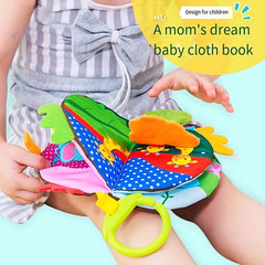 Rattle Ring Paper Car Hanging Cloth Book for Baby