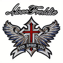 Eagle Cross Flower Embroidered Patch Sticker for Bag Clothes Coat