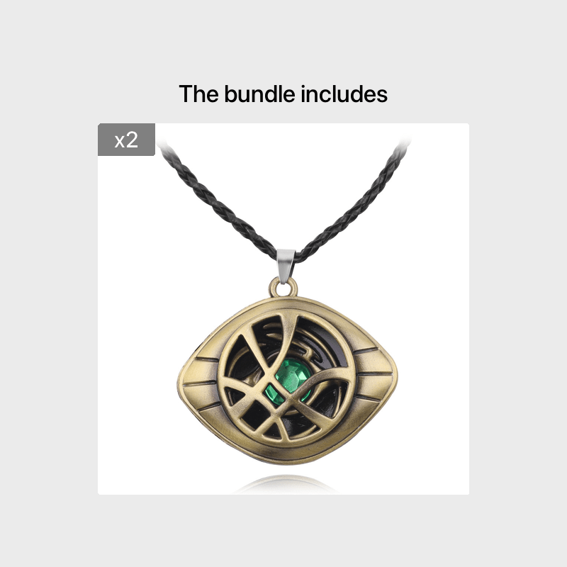 Retro Hip Hop Men's Eye Pendant Necklace Artificial Jewelry