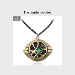 Retro Hip Hop Men's Eye Pendant Necklace Artificial Jewelry