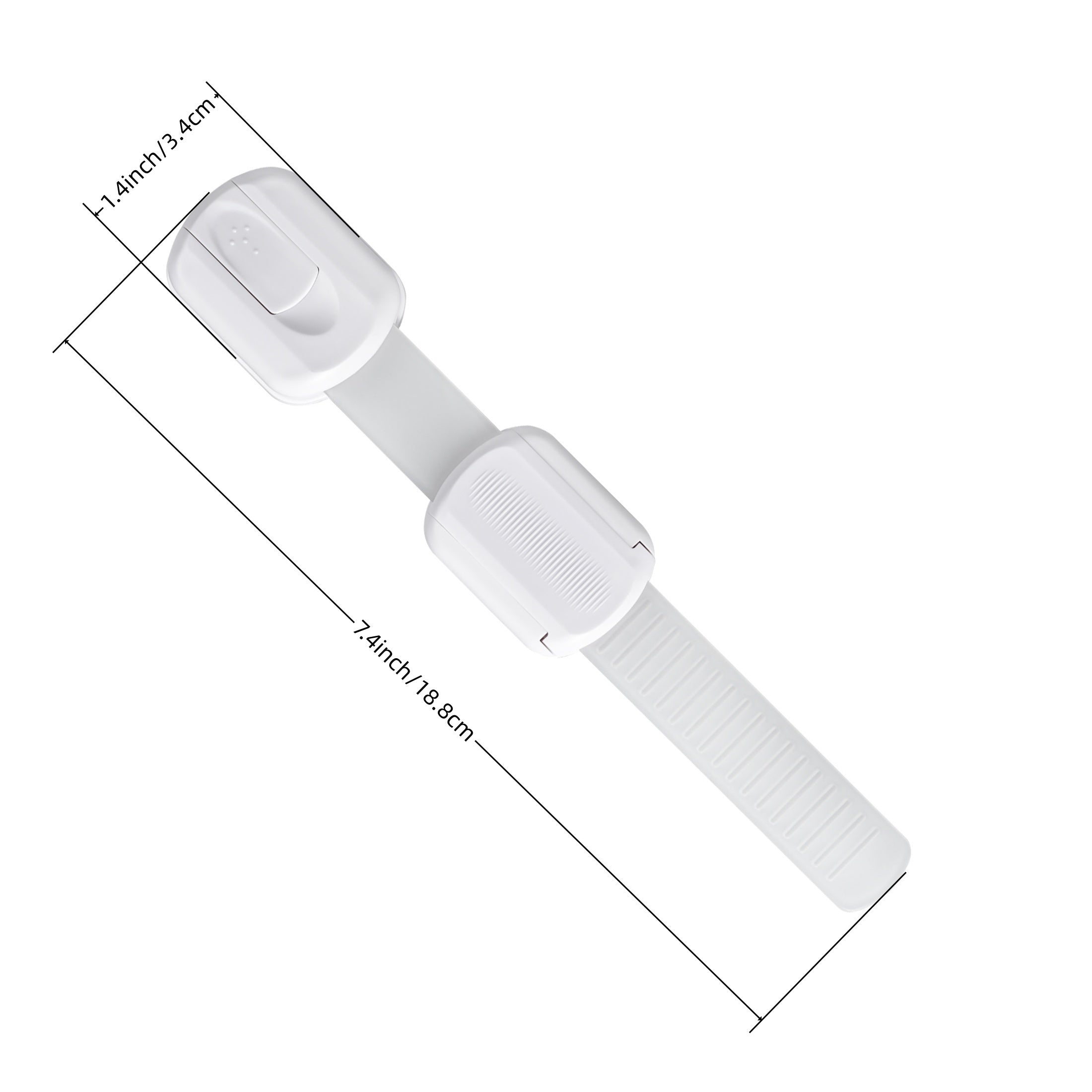 12 Piece Baby Proofing Kit Adjustable Locks for Drawers Fridge Dishwasher