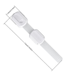 12 Piece Baby Proofing Kit Adjustable Locks for Drawers Fridge Dishwasher