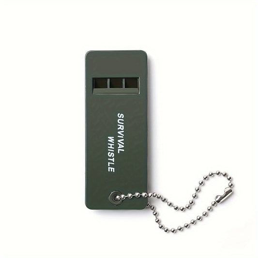 3 Frequency Outdoor Survival Whistle for Camping & Hiking, Loud & Durable
