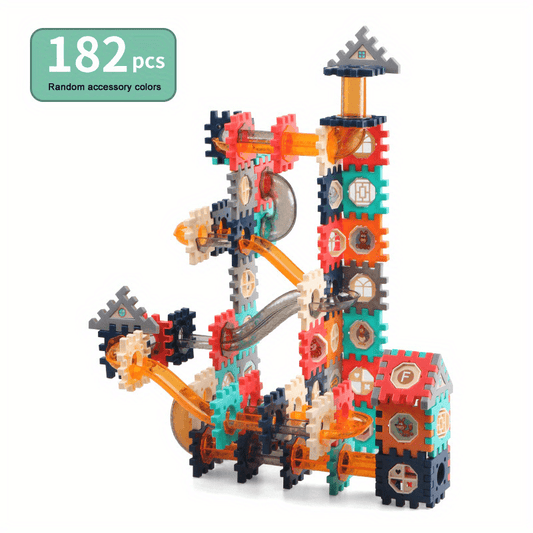 Pipeline Rolling Ball Building Blocks Set Educational Toy Kids 4-9 Ye