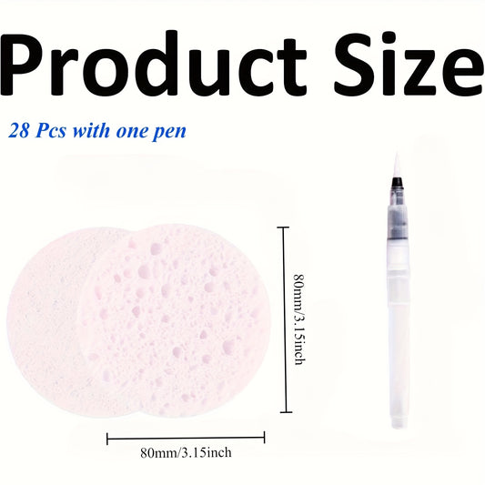 28pcs Foam Texture Painting Paper