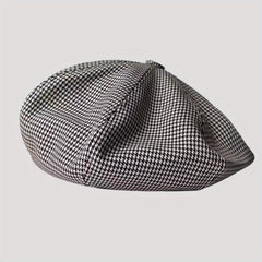 Vintage Plaid Beret Casual Cotton Painter Hat