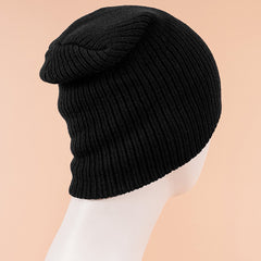 Solid Knitted Ski Hat for Men and Women