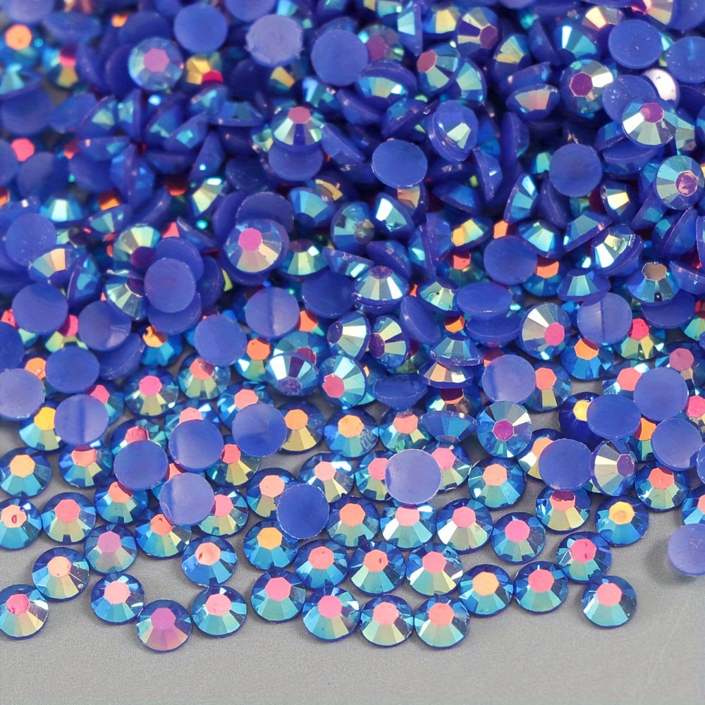 AB Flatback Round Jelly Rhinestones Bulk Resin Gems for Crafts