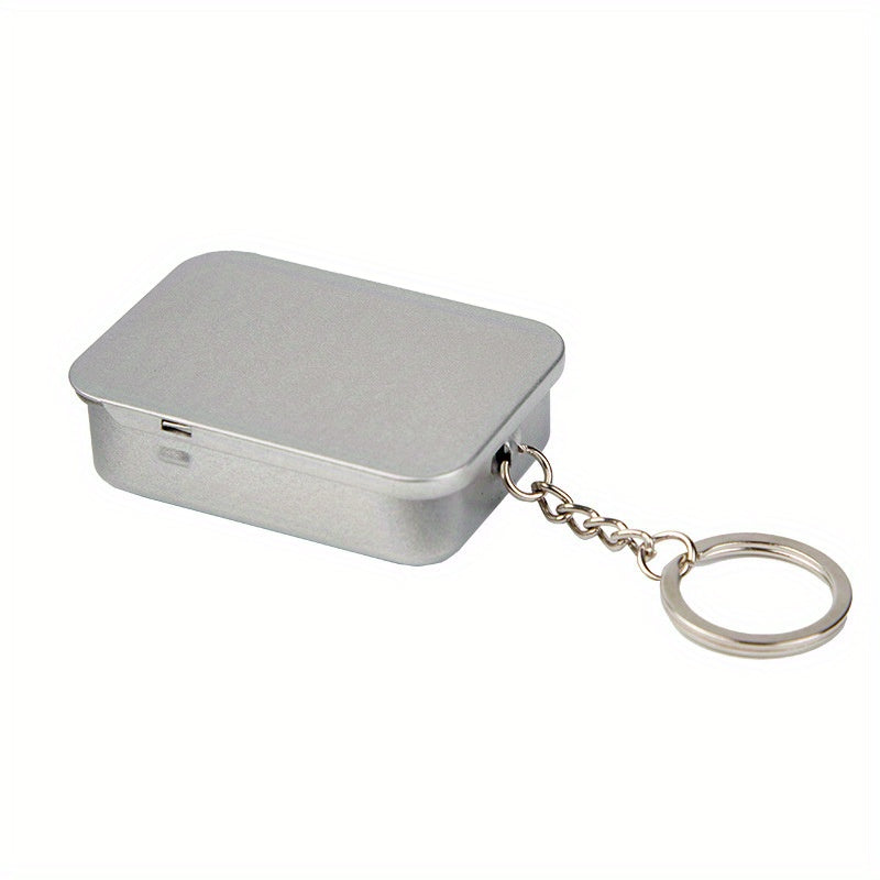 Portable Candy Box with Key Lock Pill Jewelry Storage