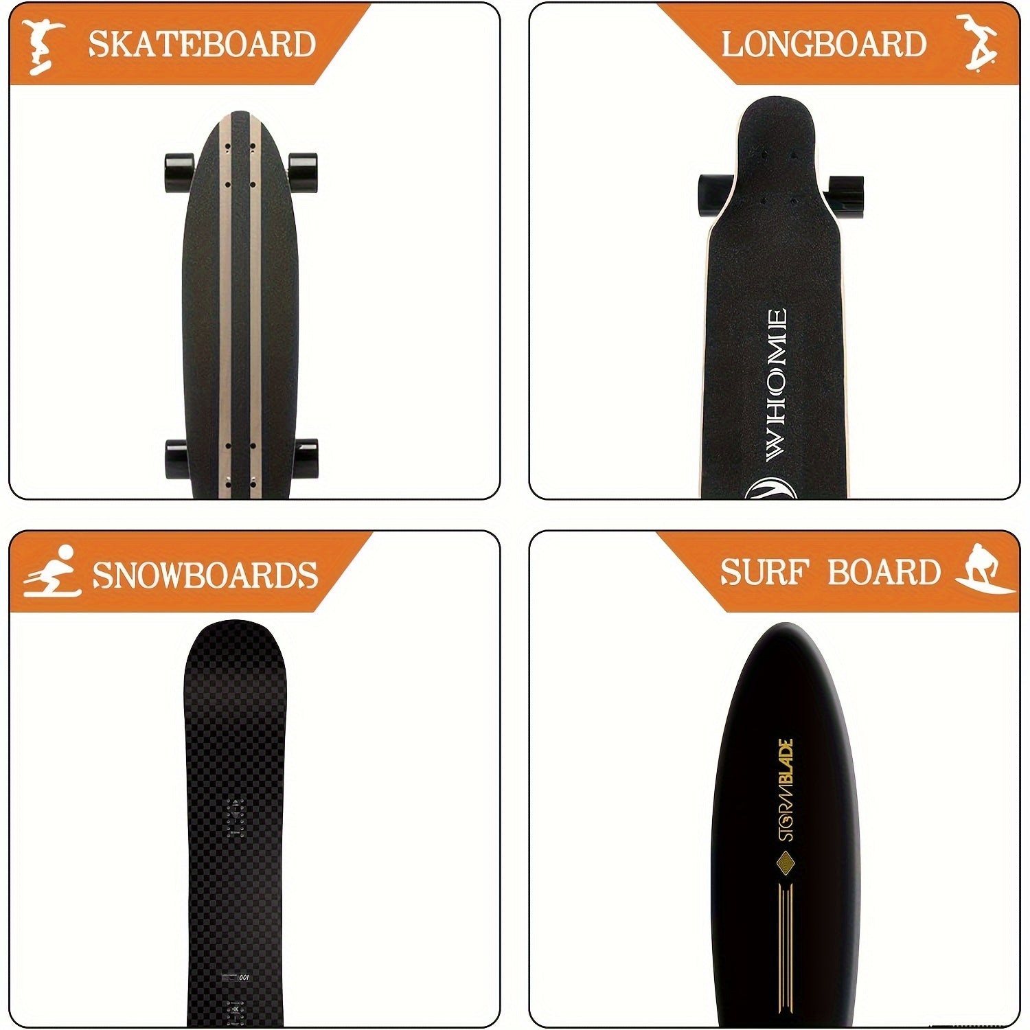 Skateboard Wall Mount Rack with Floating Effect