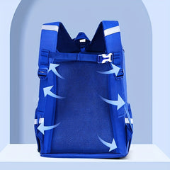 Rocket Astronaut School Bag Laptop Bag Outdoor Sports Casual Backpack