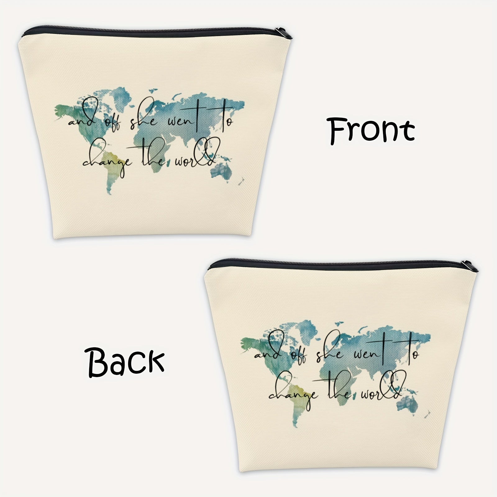 Change the World Graduation Makeup Bag