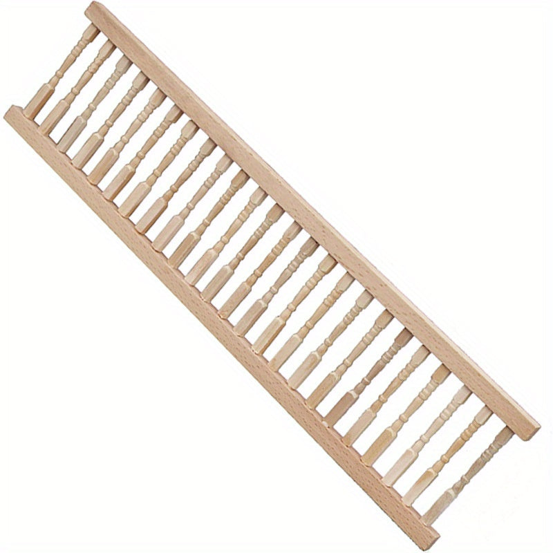 Wooden Picket Fence for Dollhouse DIY Decor