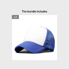 High Mesh Trucker Baseball Cap Snapback Hat