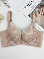 Lace Push Up Bra with Scallop Trim