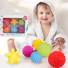 Textured PVC Baby Sensory Balls for 6 Months