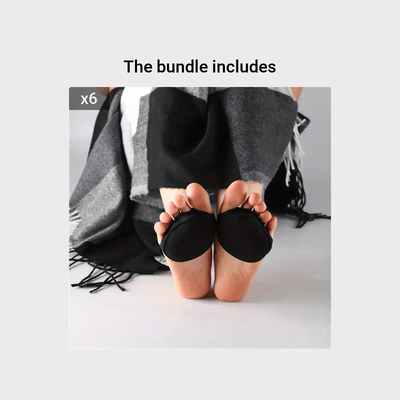 Women's 4D Forefoot Cushion Non Slip High Heel Shoe Socks for Maximum Comfort