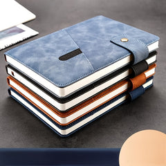 3pcs Set A5 Lined Faux Leather Journal & Pens Unisex Personalized Hardcover