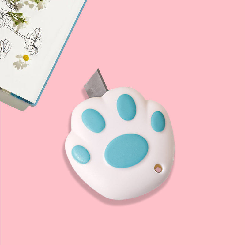 Cloud Cat Mini Retractable Utility Knife for DIY Crafts and Letter Opening