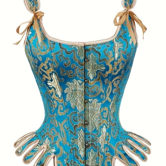 Vintage Tummy Control Corset Tied Belly Underwear