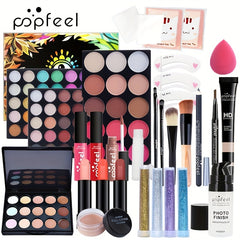 All In One Makeup Set Eyeshadow Palette Lip Gloss Lipstick Concealer