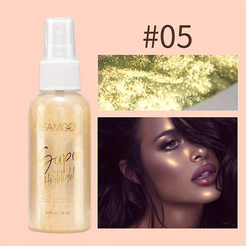 Golden Body Highlight Spray with Shimmer - Polarized Light