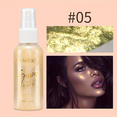 Golden Body Highlight Spray with Shimmer - Polarized Light