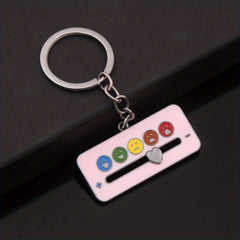 Cartoon Social Expression Symbol Keychain for Men