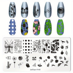 Stainless Steel Nail Stamping Plates Image Stamp Template Tool