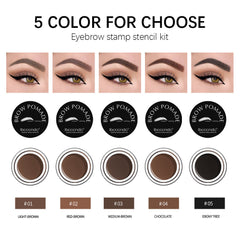 Brow Pomade Eyebrow Stamp Stencils Kit Universal Stencil Kit