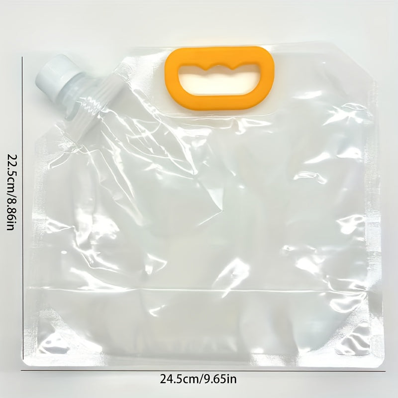 5pcs Visual Transparent Food Storage Bag with Moisture Proof Seal and Stand Up