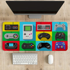 Enhanced Gaming Controller with Non-Slip Mouse Pad