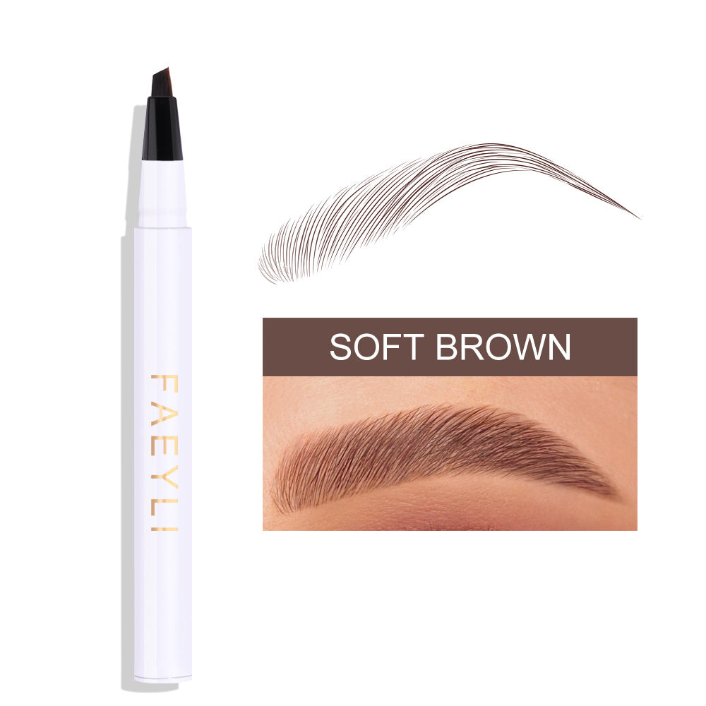 Waterproof Blonde Eyebrow Pencil Long Lasting Easy Color Microblade