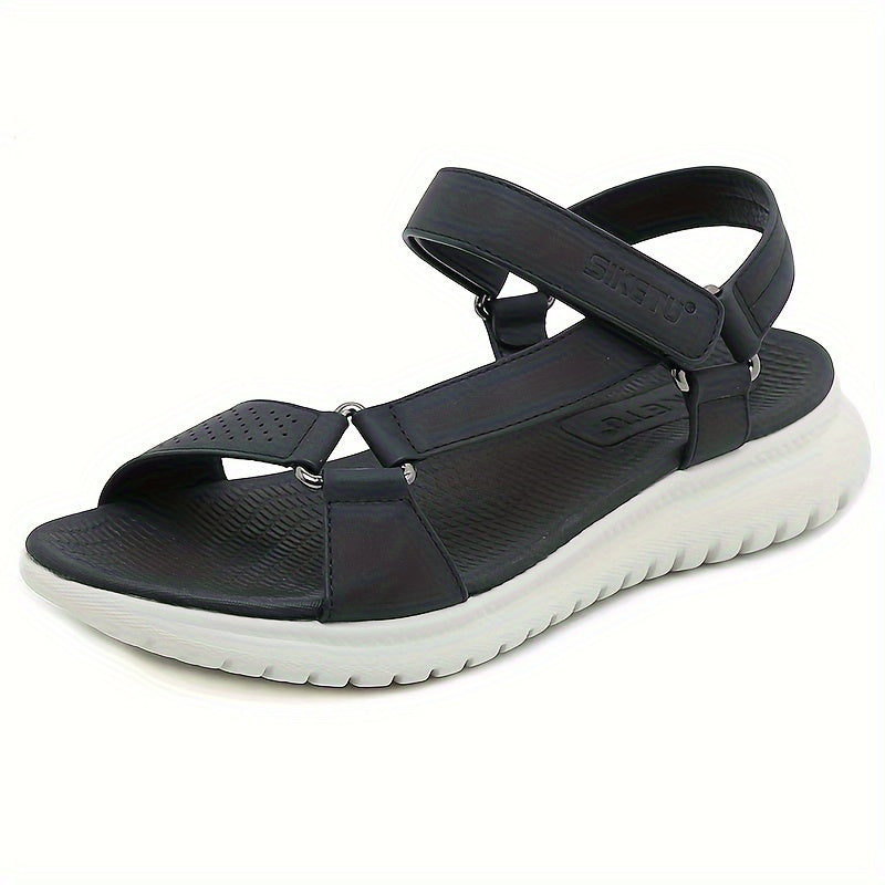 Women's Ankle Strap Flat Sandals Open Toe Non slip Shoes