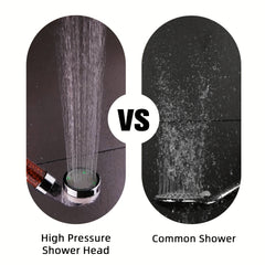 LED 7 Colors Shower Head Automatic Changing Light Water Saving High Pressure