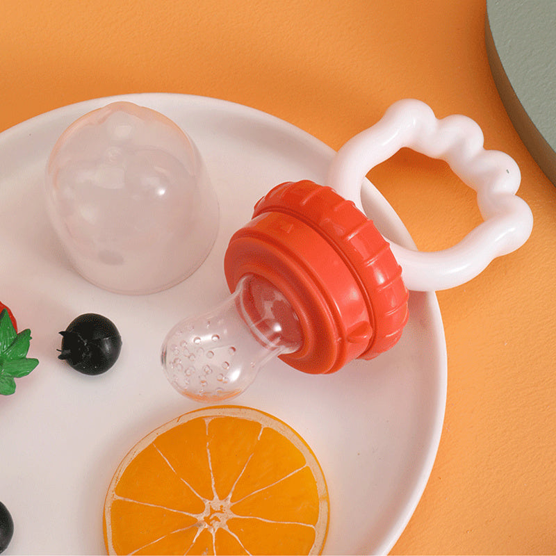 Baby Silicone Mesh Bag for Fruit & Vegetable Eating, Cat Claw Shape Pacifier